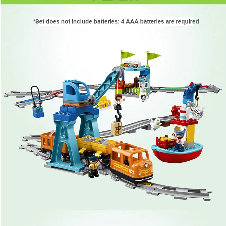 LEGO Cargo Train Building Blocks-1