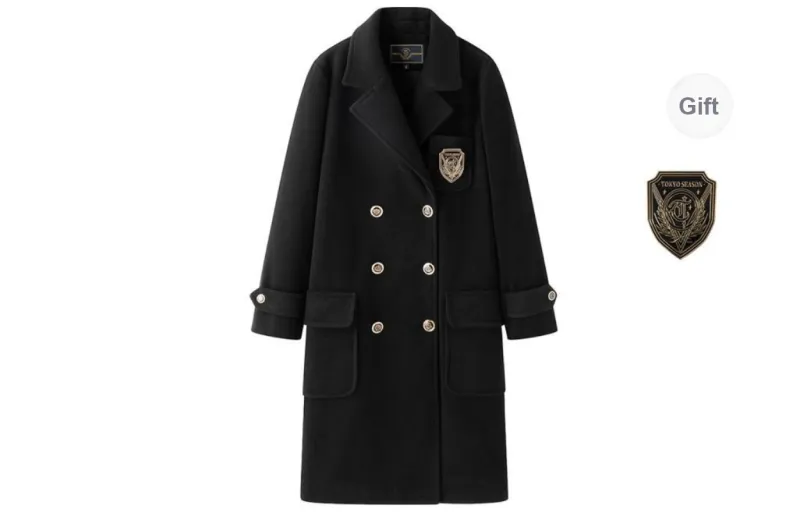 Tokyo Season Coat Fall Winter Women's Black-3