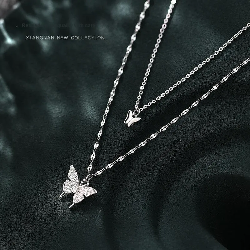 DAWO 999 Fine Silver Necklaces Women's-3