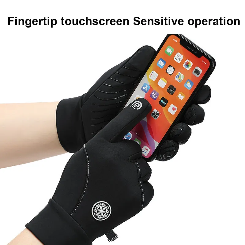 TANLU Riding Equipment Cycling Glove Outdoor Unisex Polyamide/Silicone/Polar Fleece-2