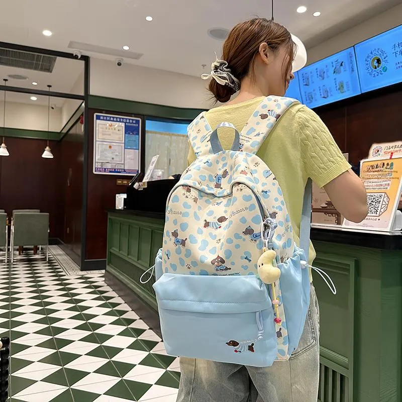 DCLOUD Nylon Backpack Regular Women's Multicolor-17