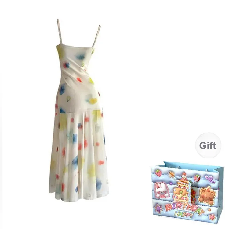 TWOPLUMGIRLS Slip Dress Women's White-1