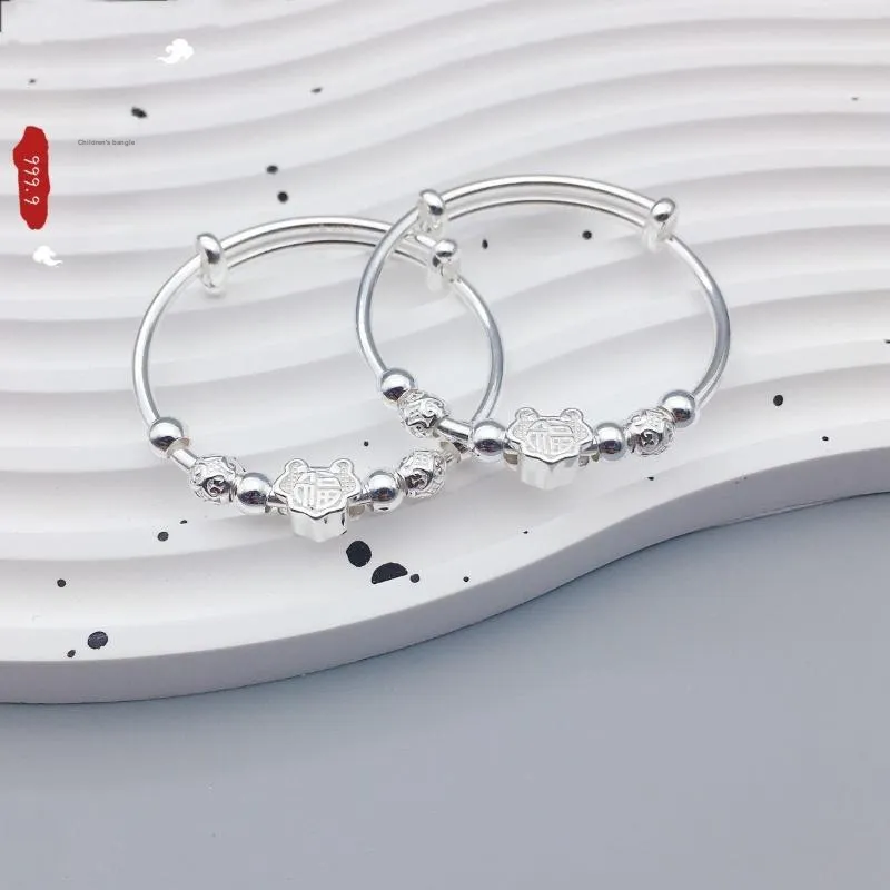 NSAOT 999 Fine Silver Bangles Kids'-1