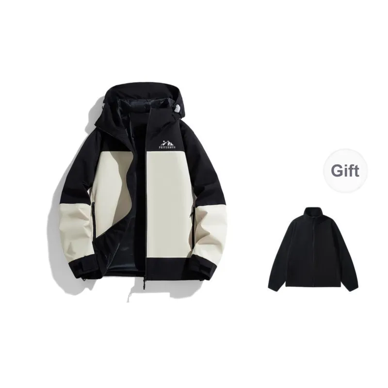 Feiyue Water-Resistant Windproof Warm Water-Repellent Windbreaker Jacket Unisex-28