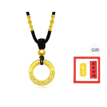 Chongqing Gold Store 999 Fine Silver Necklaces Unisex