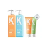 오일 컨트롤 500ml + 비듬 500ml 무료 여행 키트 60ml*2