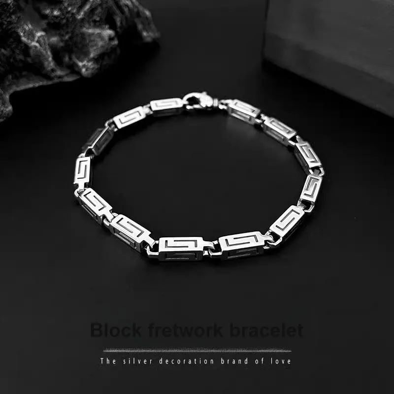 COISE S925 Silver Bracelets Men's-1