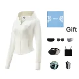 White (White Sun Protection Clothing+Gray Sleeve Covers+Face Mask+Sun Protection Hat+Socks+Sunglasses+Eyeglass Case+Camisole)