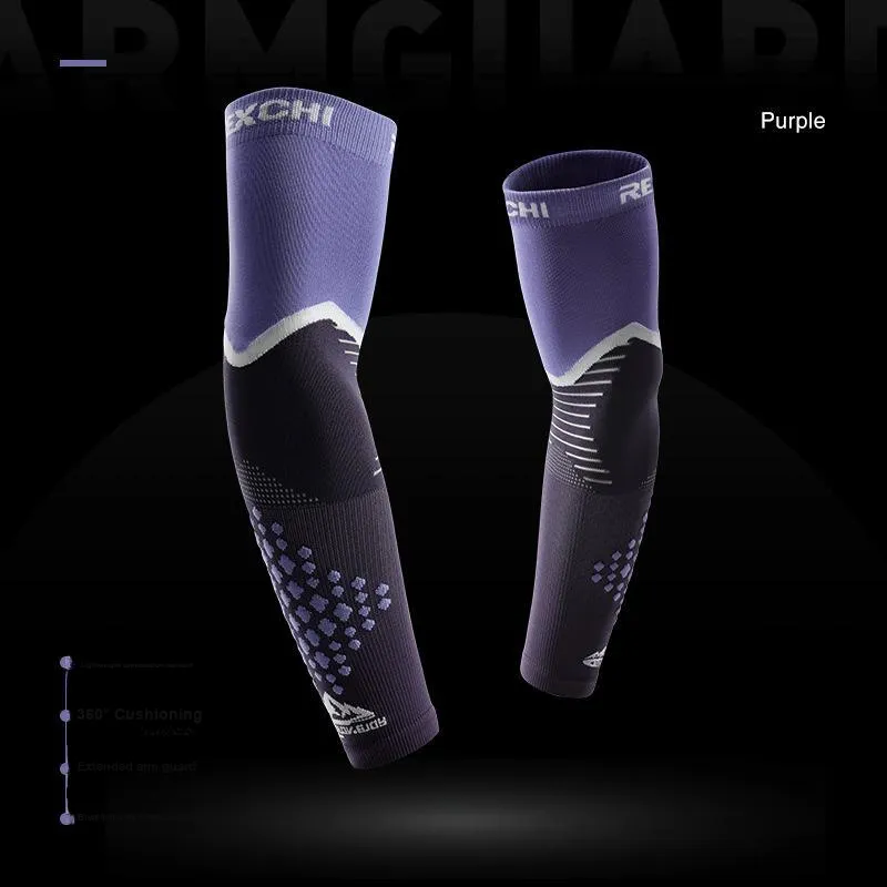 LEACCO Riding Equipment Cycling Arm Warmers Cycling And Running Unisex Lycra Elastane Polyamide-5