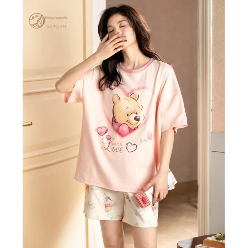Gongdie x Disney Pajama Set Women's Gift Box Set Pink-5