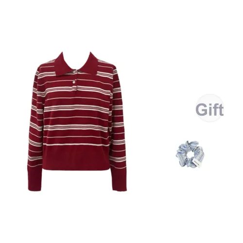 KYKW Красная резинка для волос Розыгрыш Женская трикотажная