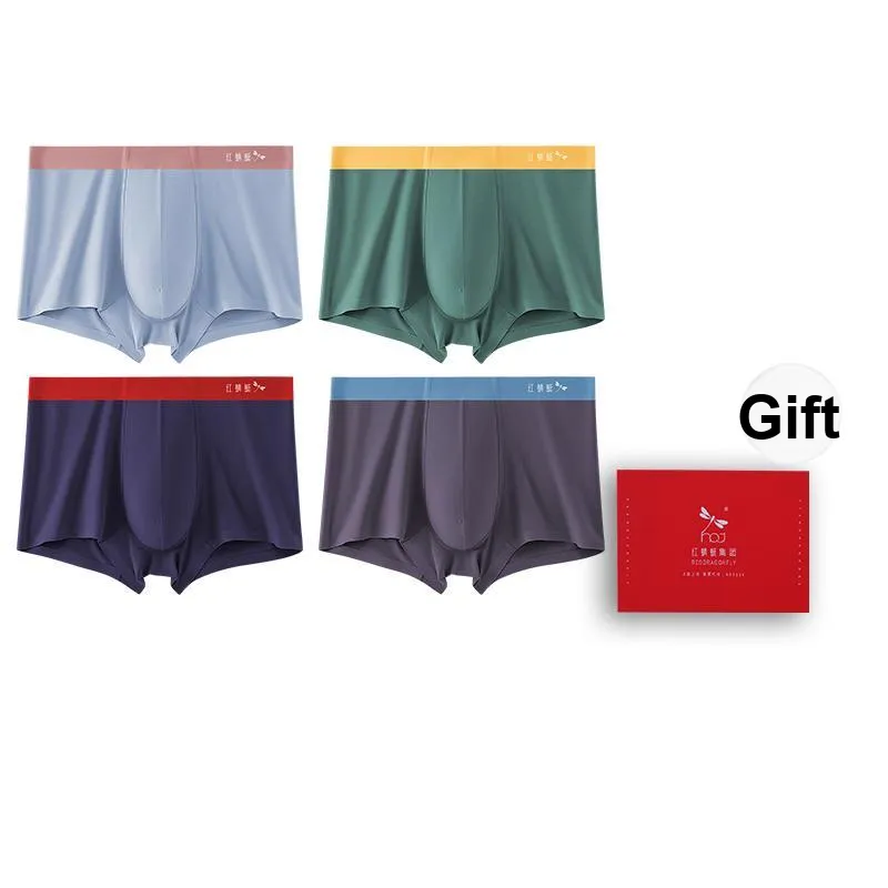 RED DRAGONFLY 50S Modal Underpants Men's 4 Piece Gift Box Sets