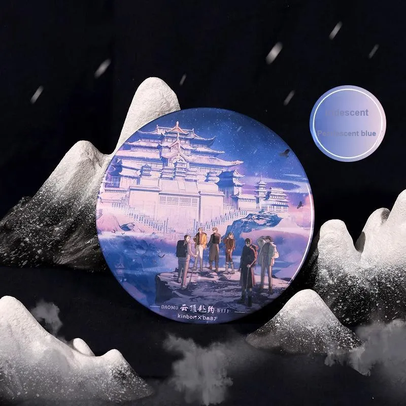 GUANGBO X The Lost Tomb 75mm Badge Cloud Top Appointment, Wu Xie Zhang Qiling Merch Badges-2