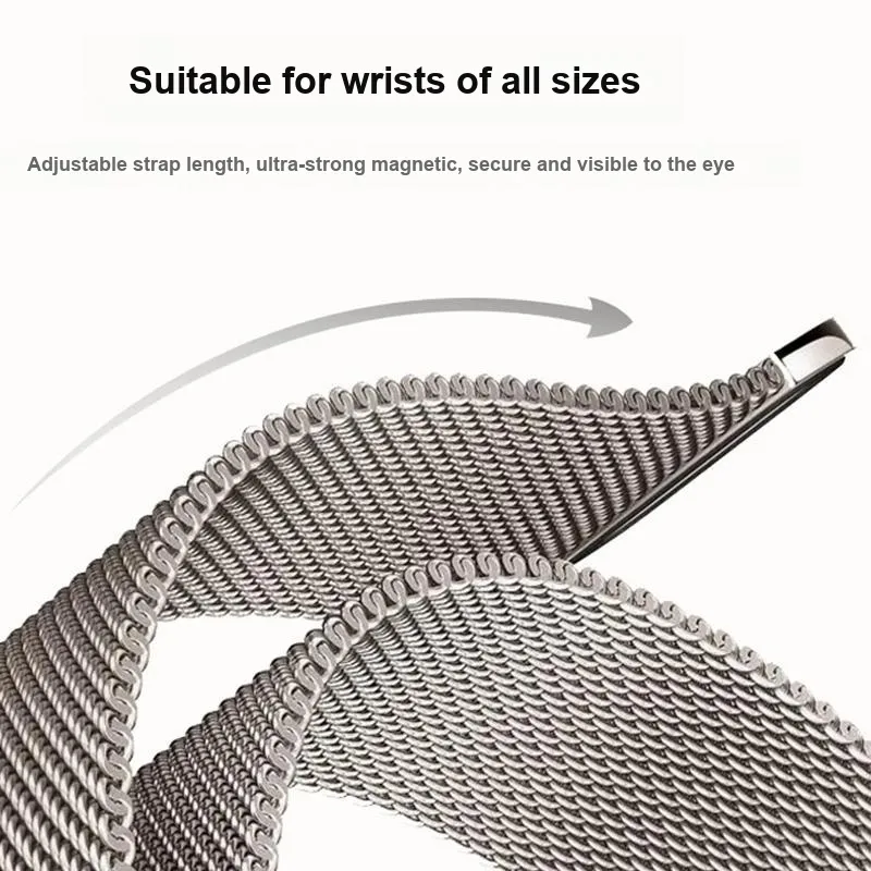 KUYUEXIANG Watch Bands Apple Compatibility 170 240mm Stainless Steel Material-4