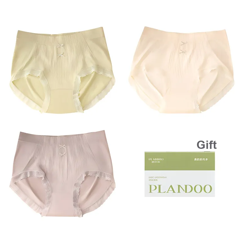 PLANDOO Underpants Women's Shopping Bag 3 Pack-4