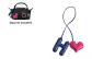 H Letter Blue (44cm)