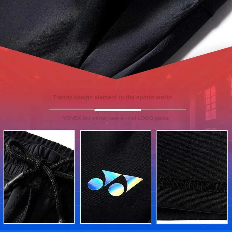 YONEX Casual Pants Unisex Black-1