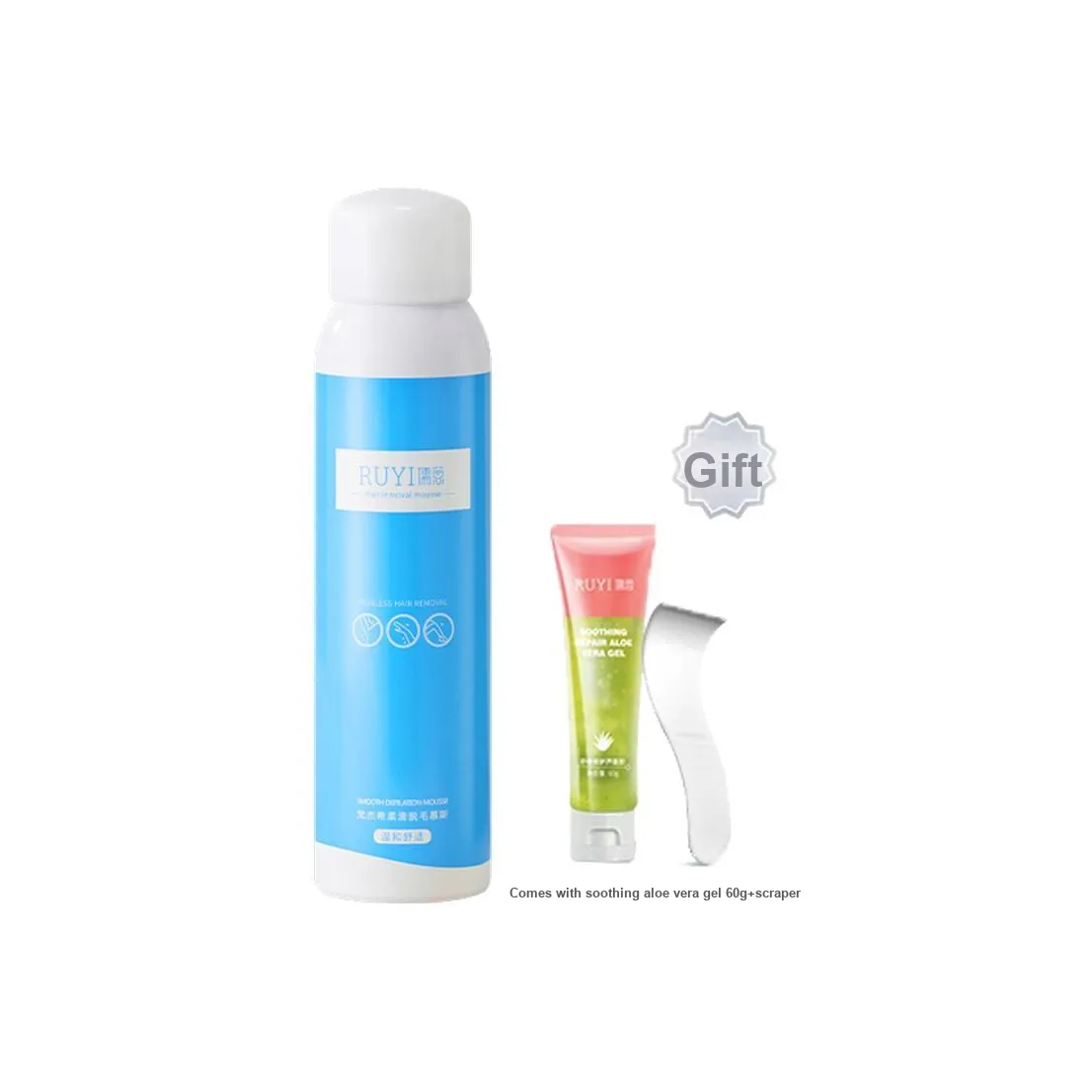 Символ благополучия Fanjishi Сглаживание Удаление волос Мусс Чистка And Сужение пор 120 мл 120 мл*2 120 мл*3