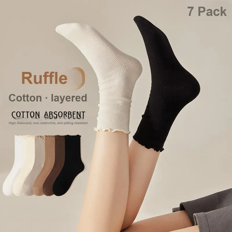 MIIOW Trend Party Series Mid Calf Socks Women's Combo Set-1