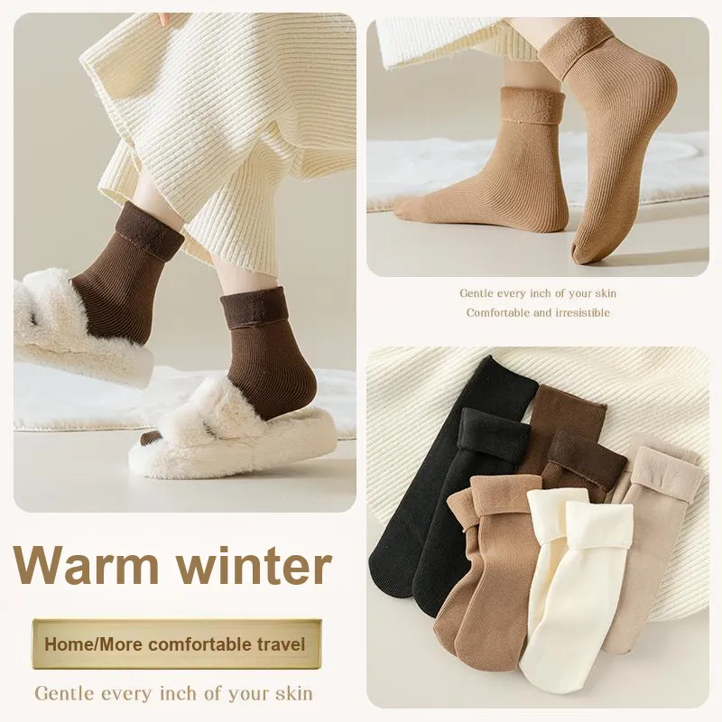 MIIOW Mid Calf Socks Women's Combo Set-7