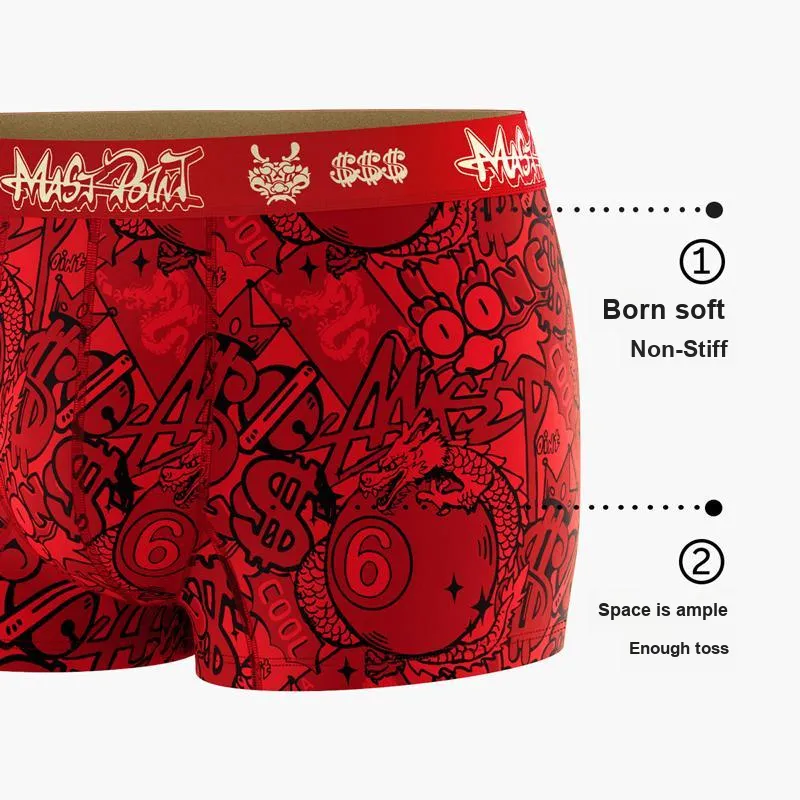 Mast Point Year Of The Dragon Series Underpants Men's-4