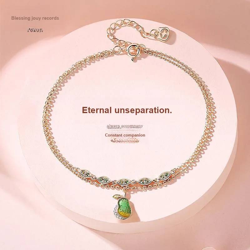 Fu Ru Ji S925 Silver Anklets Women's-4