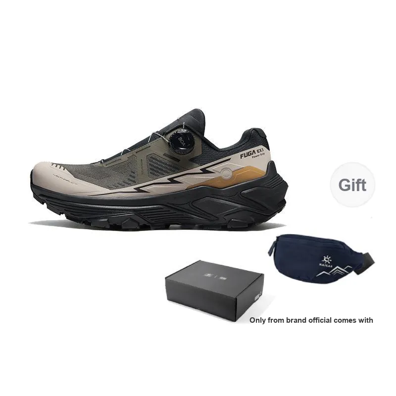 KAILAS FUGA EX3 BOA Running Shoes Men Low Top Pumice Gray/Longing Gray-1