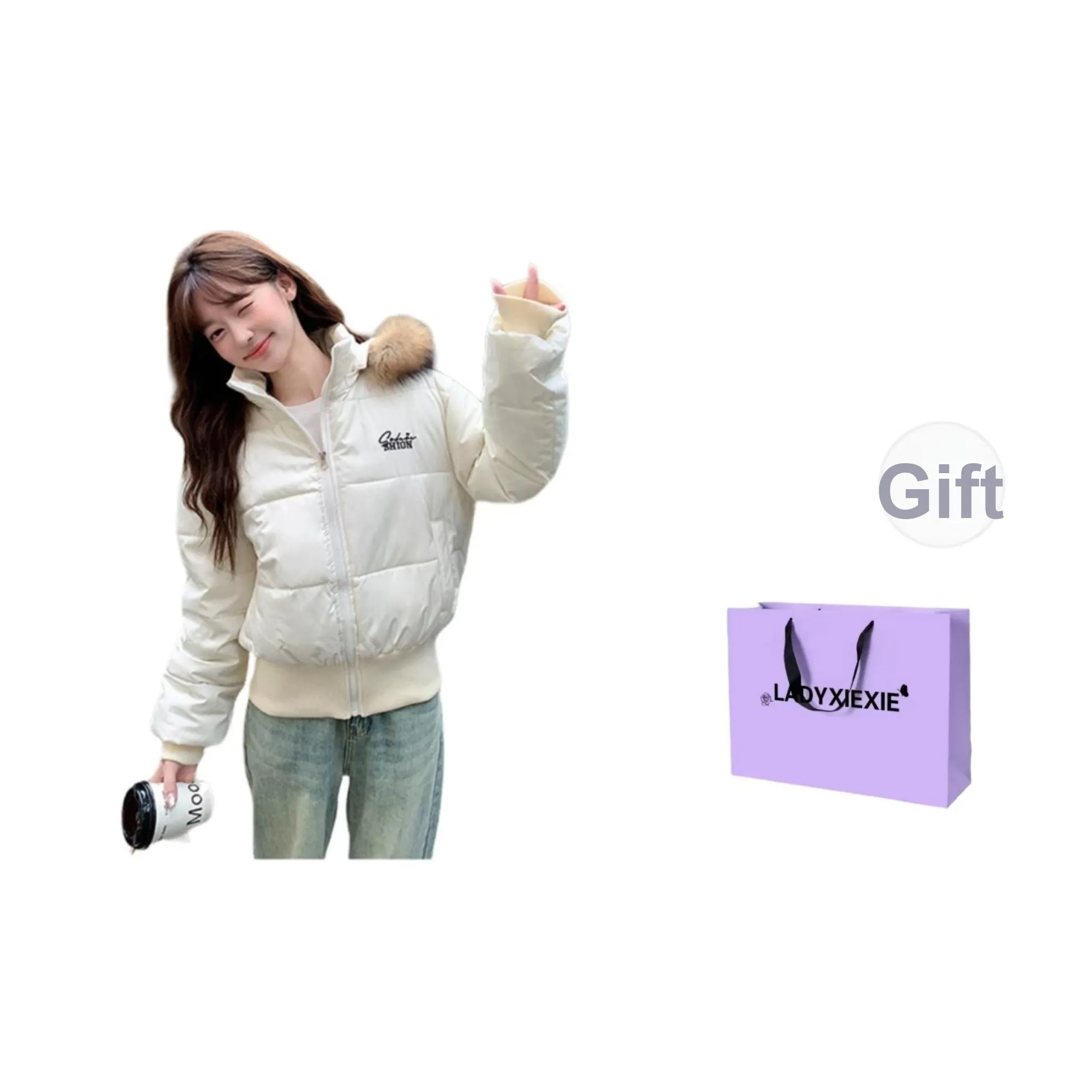 LADYXIEXIE Пуховик женский
