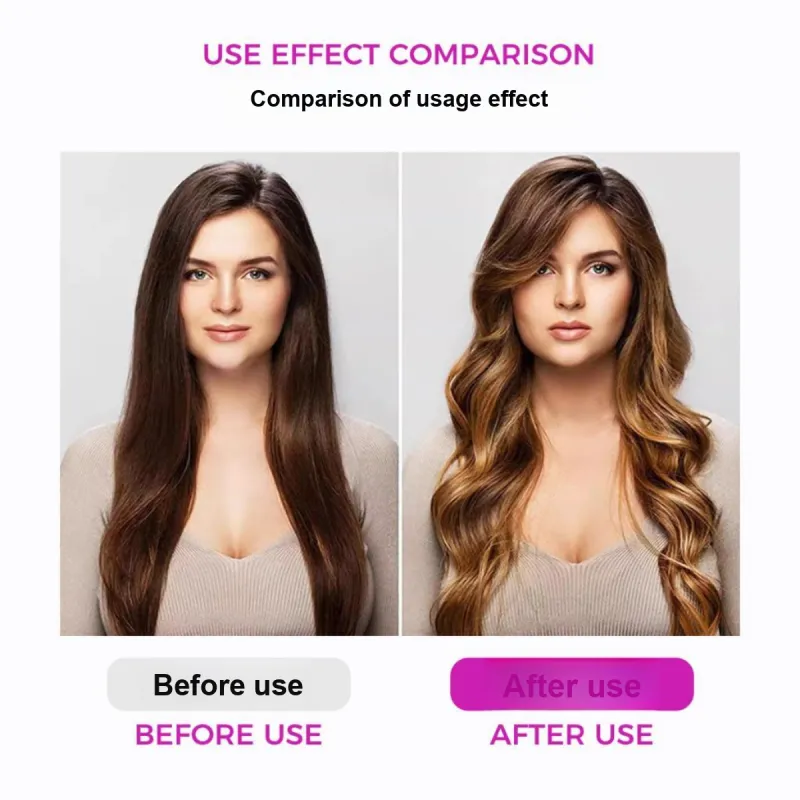 GOODY Advanced Textured Lazy Big Wave Curling Iron Hair Friendly Natural-5