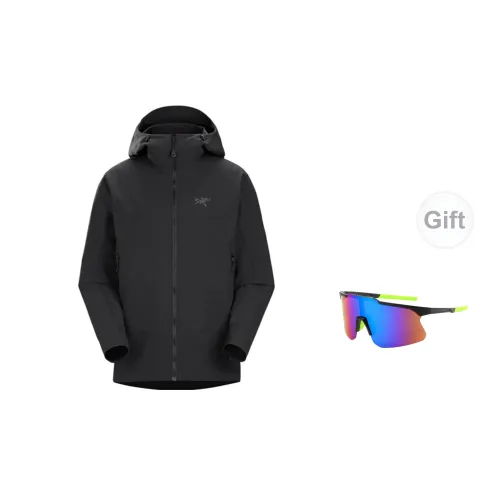 Arcteryx Windbreaker Jackets Men Black+Free Eyeglasses