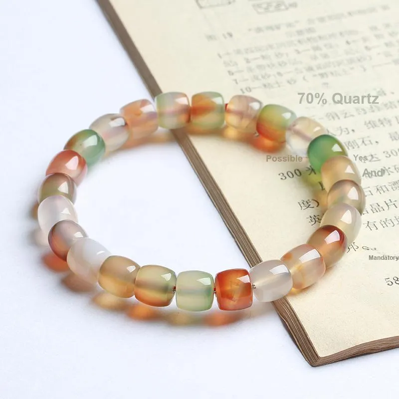 Reiki Agate Jade Bracelets Women's-4