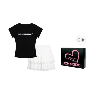 ICH MODE Two Piece Skirt Sets Women's