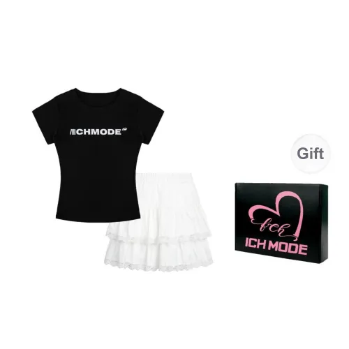 ICH MODE Two Piece Skirt Sets Women's