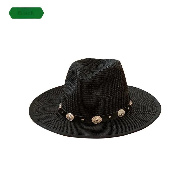 Mulinsen Straw Woven Bucket Hats Unisex-1