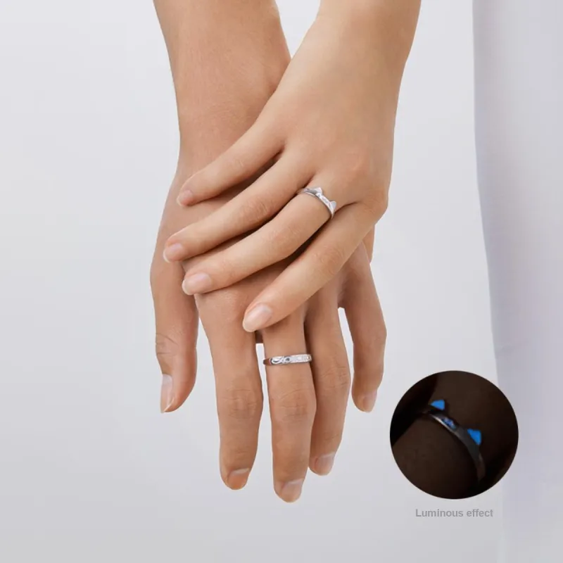 MAGICPOLE 925 Sterling Silver Rings Unisex Silver-5