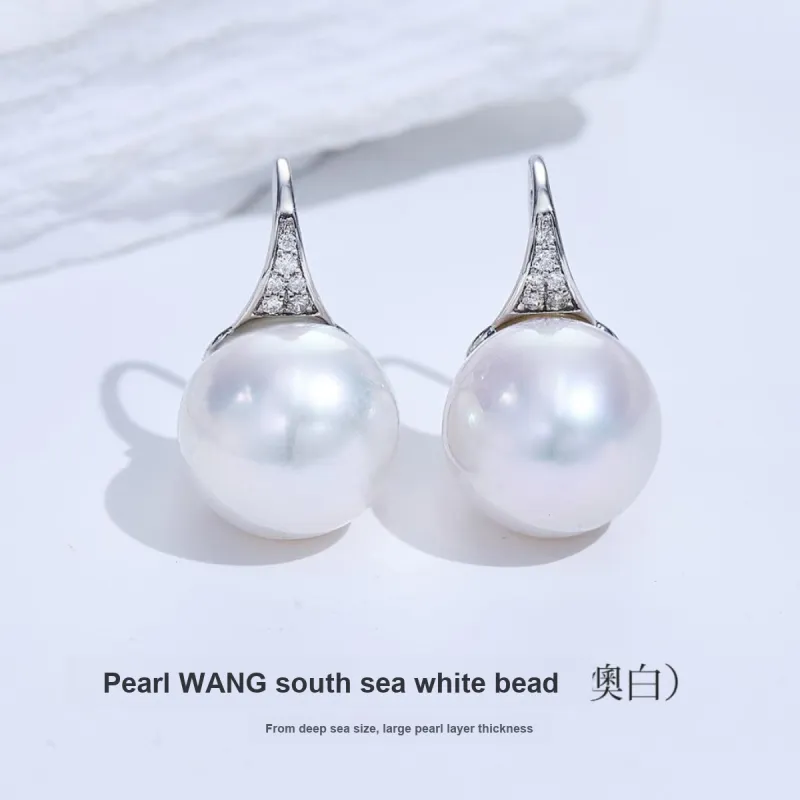 ME LUXE Saltwater Pearl Earrings Women's-3