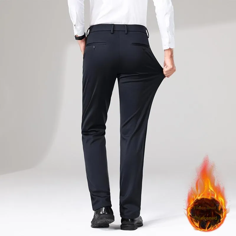 Devanro Casual Pants Men's Black-19