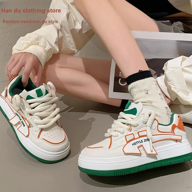 HSTYLE Slip-Resistant Skateboard Shoes Women's-4