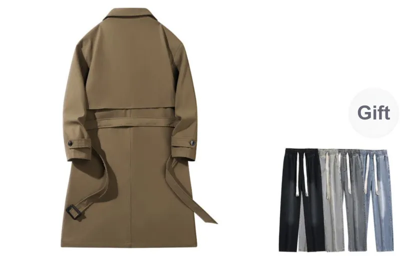 LA'T.WEEKEND Trench Coat Fall Unisex-25