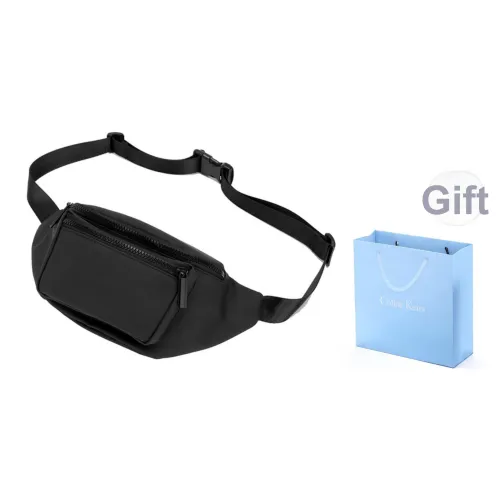 COLINS KEIRS Ткань Сумка для повседневных прогулок Спортивная Сумка через плечо Сумка через плечо Велосипедная Сумка Банан Обычная Мужская Черная