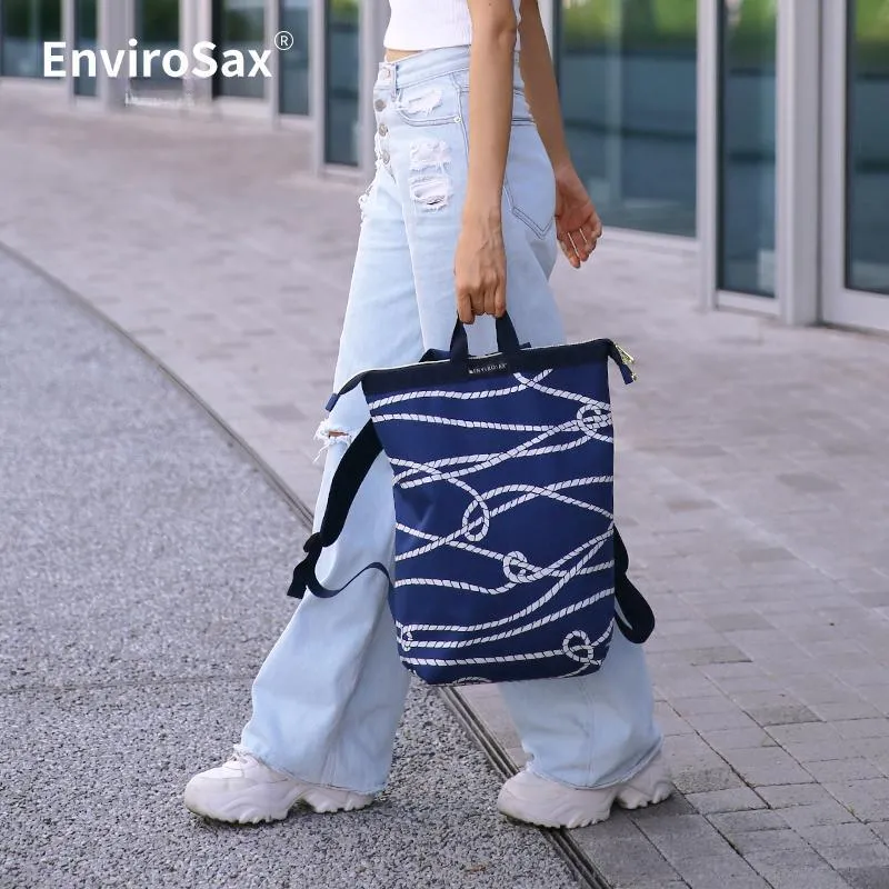 ENVIROSAX Oxford Backpack Unisex Pattern-3