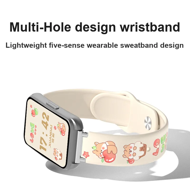 Mr. Strap Watch Band Keep Compatibility Silicone Material-2