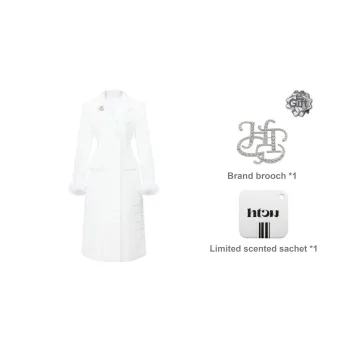 HTCU Coats Women's White