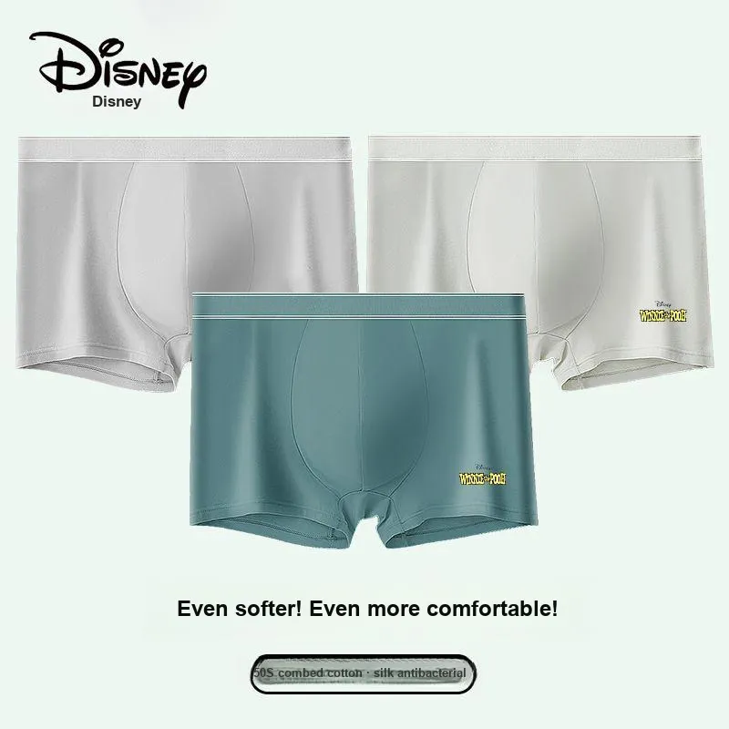 Disney 100% Cotton Boxer Briefs Men's 3 Pack-2