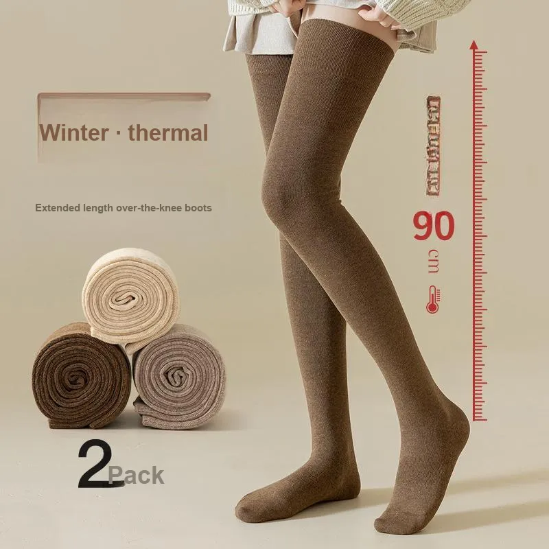 Top Melon Thigh high Socks Women's 2 Pack-35