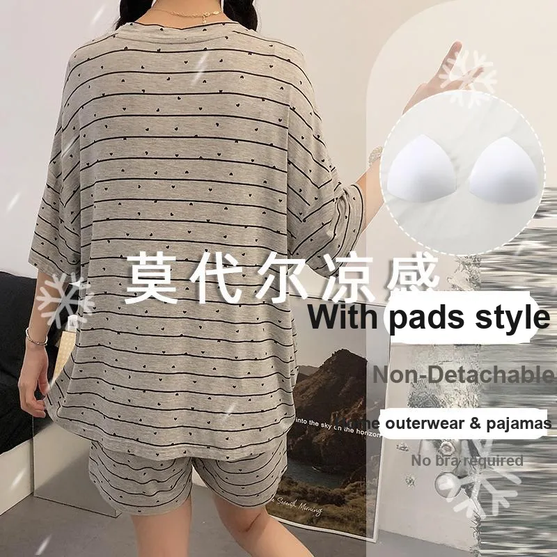 OUSHIBO Pajama Set Women's Image Color-3
