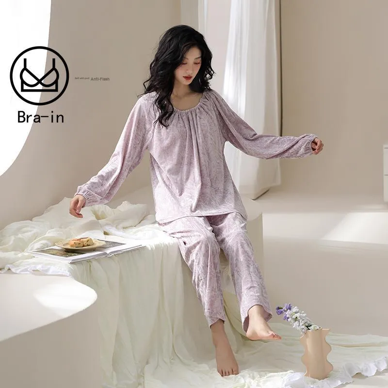 MADALLO Pajama Set Women's Light Purple-3