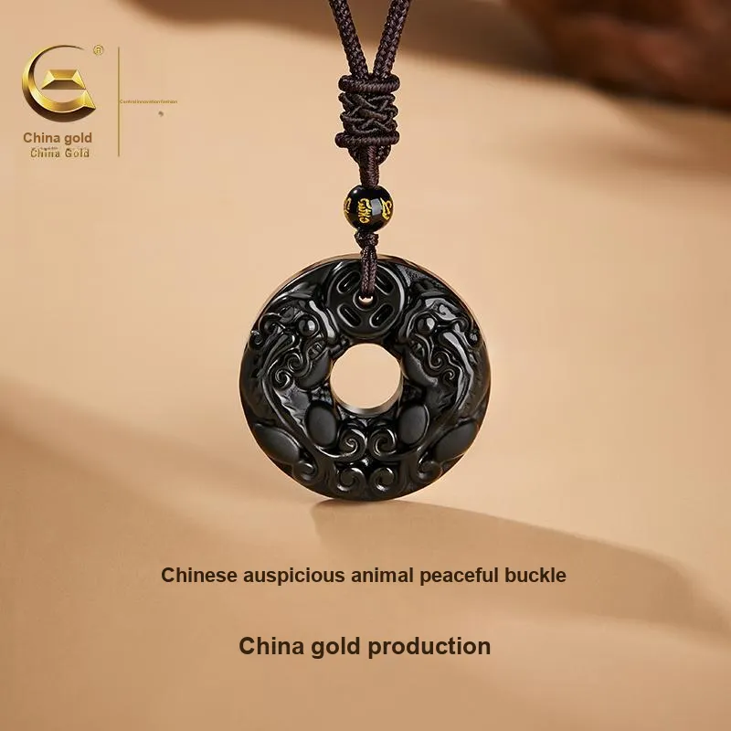 Central Fashion Chalcedony Necklaces Unisex-4