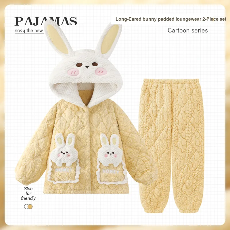 O'MESIK Pajama Set Women's Yellow-2