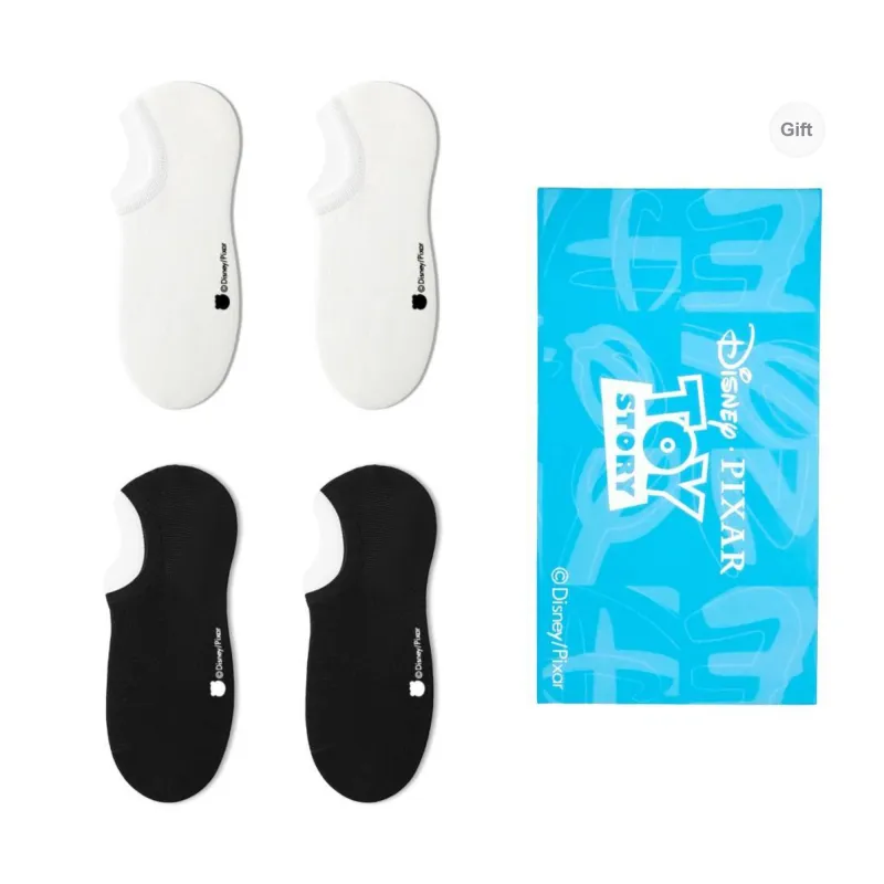 Disney No Show Socks Unisex Box 4 Pack-15